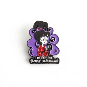 Lydia Deetz Strange and Unusual Enamel Pin